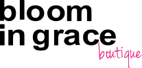 Bloom in Grace Black Logo